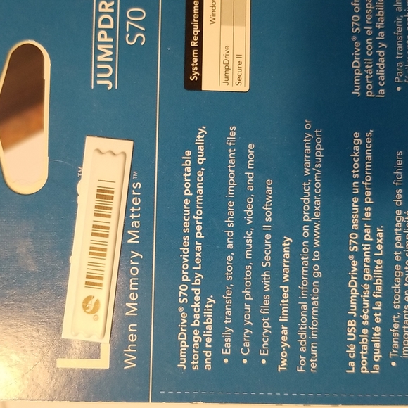 Lexar 16 GB Jumpdrive S70 Hi-speed USB stick, NWT - Picture 3 of 3